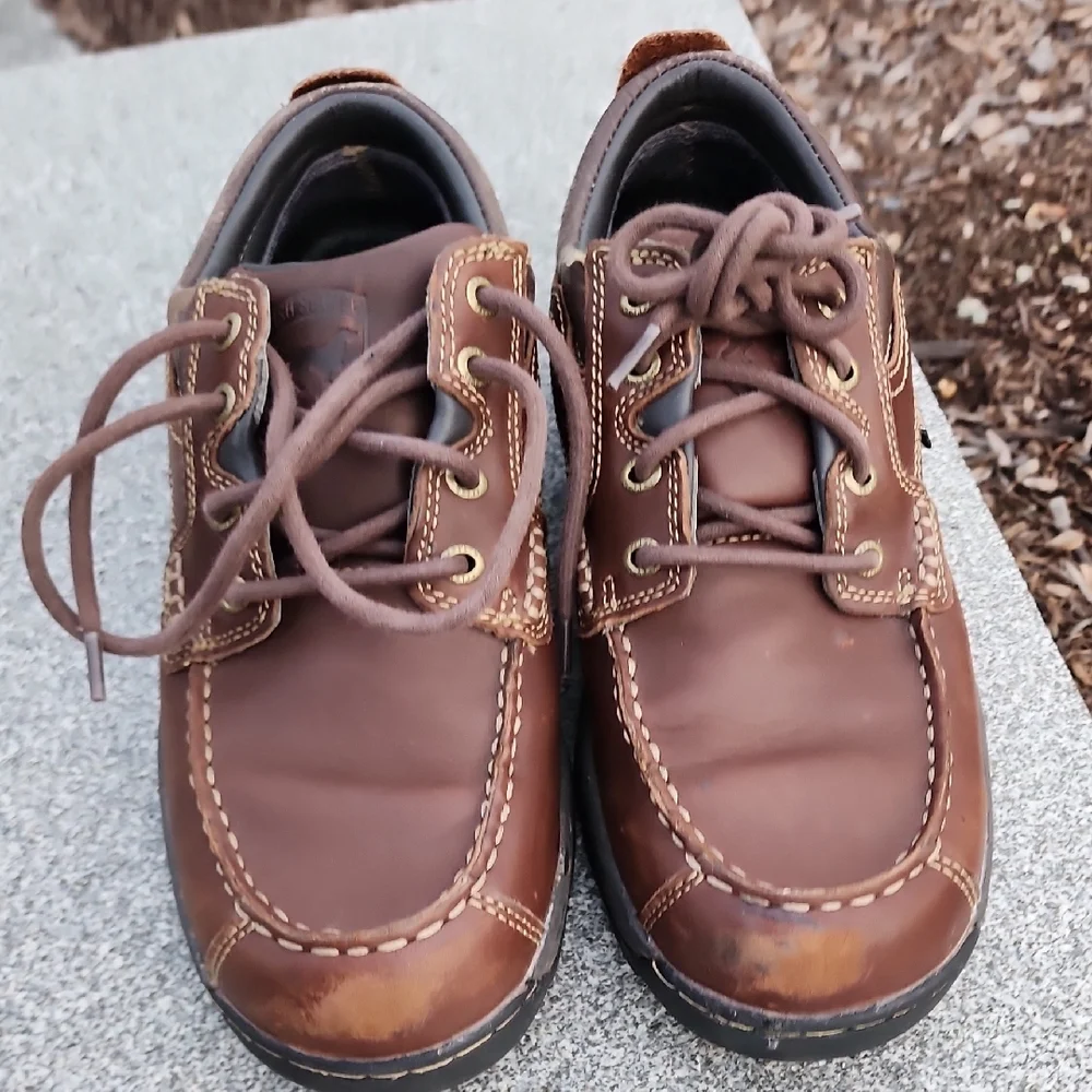 Irish Setter 3874 Waterproof Oxford Men's Brown Leather Shoes Size 8